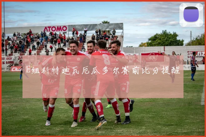 E组科特迪瓦厄瓜多尔赛前比分提醒